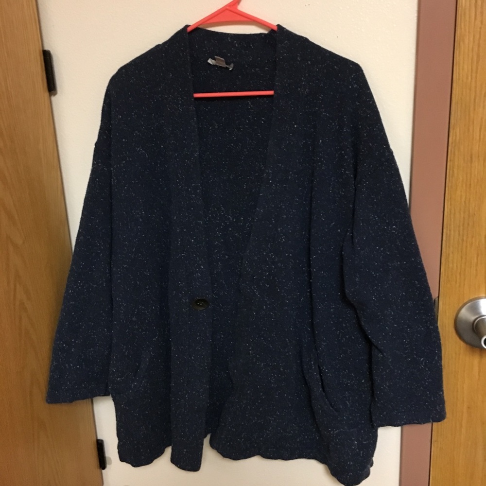 Jjill Navy Blue Cardigan